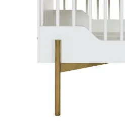 Kidsmill Boutique Babybed Wit / Brass 60 x 120 cm