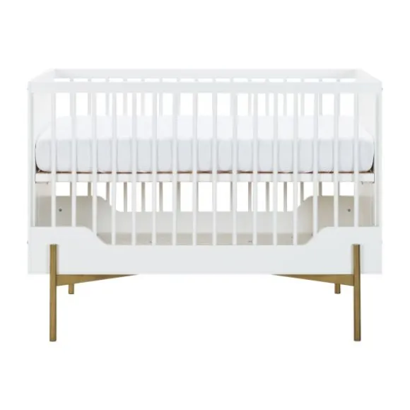 Kidsmill Boutique Babykamer Wit / Brass | Bed 60 x 120 cm + Commode