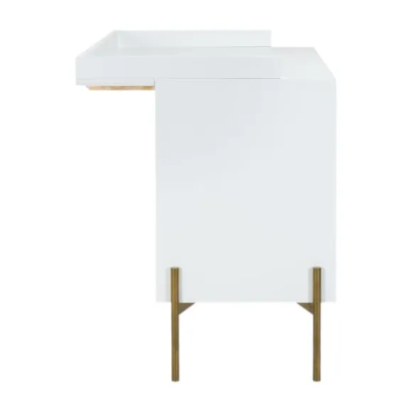 Kidsmill Boutique Babykamer Wit / Brass | Bed 60 x 120 cm + Commode