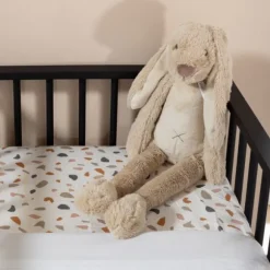 Kidsmill Boutique Babykamer Zwart / Brass | Bed 60 x 120 cm + Commode + Kast 2-Deurs