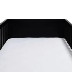 Kidsmill Boutique Babykamer Zwart / Brass | Bed 60 x 120 cm + Commode + Kast 2-Deurs