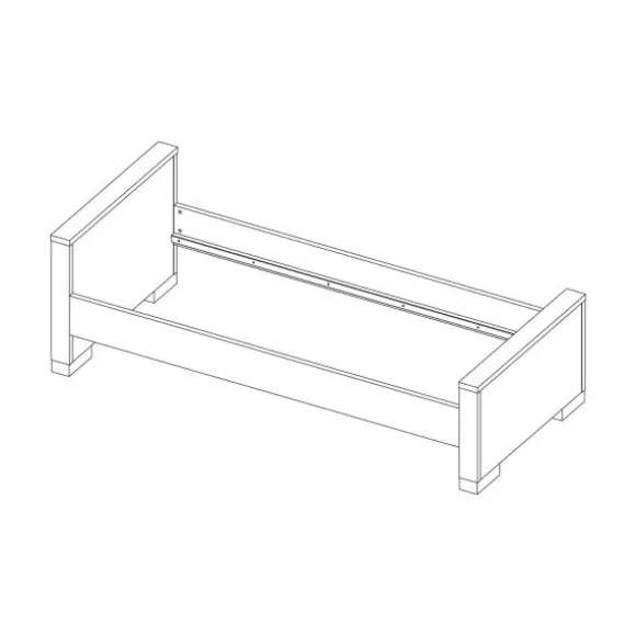 Kidsmill Brent Kinderkamer Oldwood | Bed 90 x 200 cm + Bureau