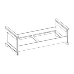 Kidsmill Chateau Bed Wit 90 x 200 cm
