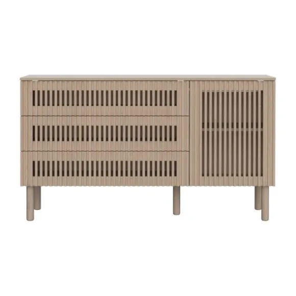 Kidsmill Dai Babykamer Eiken | Ledikant 120 x 60 cm + Commode