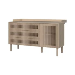 Kidsmill Dai Babykamer Eiken | Ledikant 120 x 60 cm + Commode