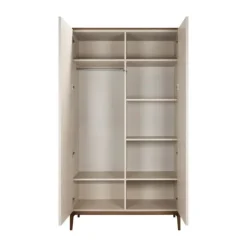 Kidsmill Intense Babykamer Oatmeal/Walnoot | Ledikant 60 x 120 cm + Commode