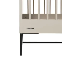 Kidsmill Intense II Babybed Mat Oatmeal - Zwart - 60 x 120 cm