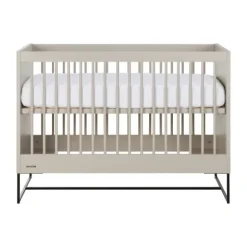 Kidsmill Intense II Babybed Oatmeal - Zwart - 60 x 120 cm