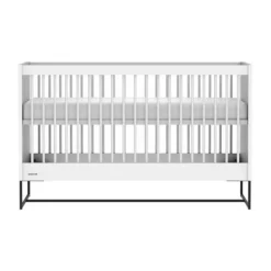 Kidsmill Intense II Babybed Mat Wit - Zwart - 70 x 140 cm