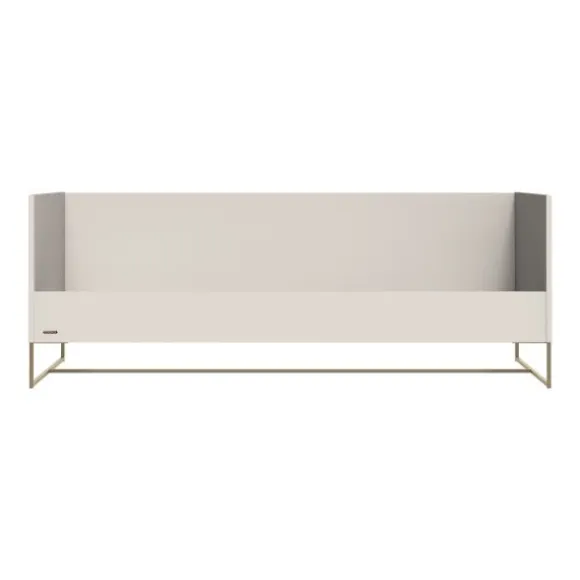 Kidsmill Intense II Bedbank 90 x 200 - Oatmeal / Patinated Brass