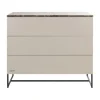Kidsmill Intense II Commode 3L Mat Oatmeal - Zwart - Warm Taupe