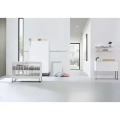 Kidsmill Intense II Commode 1D / 2L Mat Wit - Zwart - Mat Wit