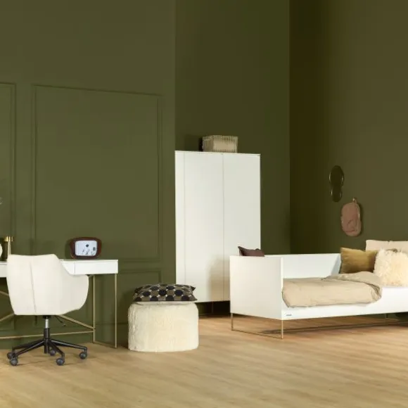 Kidsmill Intense II Kast 3-Deurs - Wit / Patinated Brass