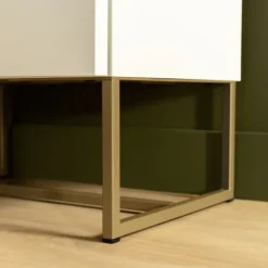 Kidsmill Intense II Kast 3-Deurs - Wit / Patinated Brass