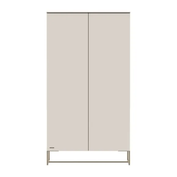 Kidsmill Intense II Kast 2-Deurs - Oatmeal / Patinated Brass
