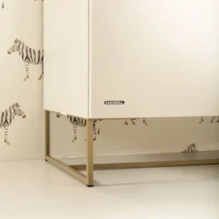 Kidsmill Intense II Kast 2-Deurs - Oatmeal / Patinated Brass