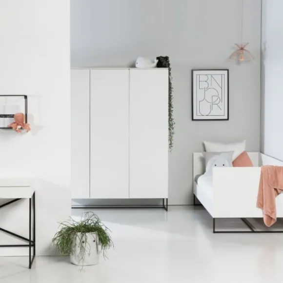 Kidsmill Intense II Kinderkamer Wit | Bedbank 90 x 200 cm + Bureau