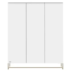 Kidsmill Intense II Kinderkamer Wit / Patinated Brass | Bedbank 90 x 200 cm + Bureau