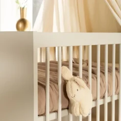 Kidsmill Intense II Ledikant 60 x 120 - Oatmeal / Patinated Brass