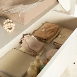 Kidsmill Intense II Ledikant 60 x 120 - Oatmeal / Patinated Brass