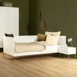 Kidsmill Intense II Nachtkastje - Wit / Patinated Brass