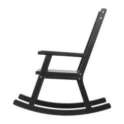 Kidsmill Junior Schommelstoel + Quilted Kussen - Zwart/Antra