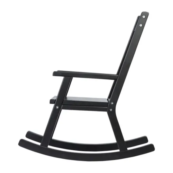 Kidsmill Junior Schommelstoel + Quilted Kussen - Zwart/Antra