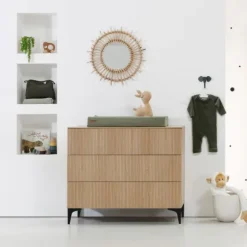 Kidsmill Levi Commode Incl. Rechte Potenset - Naturel Eiken