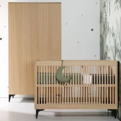 Kidsmill Levi Ledikant 70 x 140 cm - Incl. Rechte Poot - Naturel Eiken