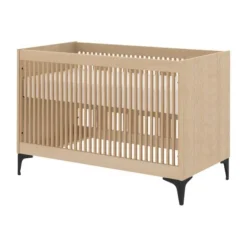 Kidsmill Levi Ledikant 60 x 120 cm - Incl. Rechte Poot - Naturel Eiken