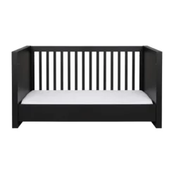 Kidsmill Long Island Babybed Zwart / Oldwood 60 x 120 cm
