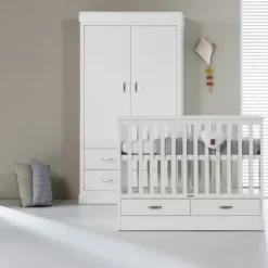Kidsmill Newport Babybed Wit 60 x 120 cm