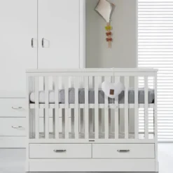Kidsmill Newport Babybed Wit 60 x 120 cm