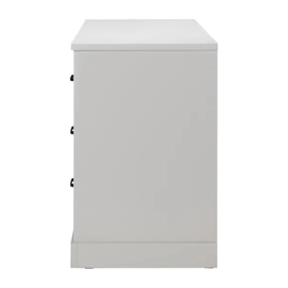 Kidsmill Newport Babykamer Incl. Zwarte Grepen - Oatmeal / Eiken | Ledikant 60 x 120 cm + Commode