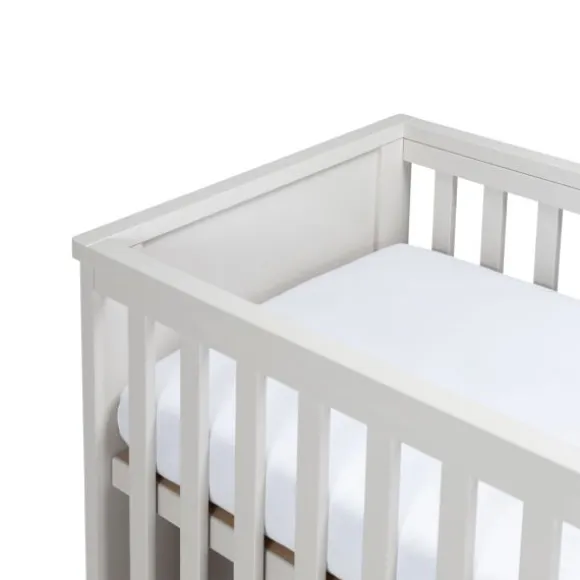 Kidsmill Newport Babykamer Incl. Zwarte Grepen - Oatmeal / Eiken | Ledikant 60 x 120 cm + Commode