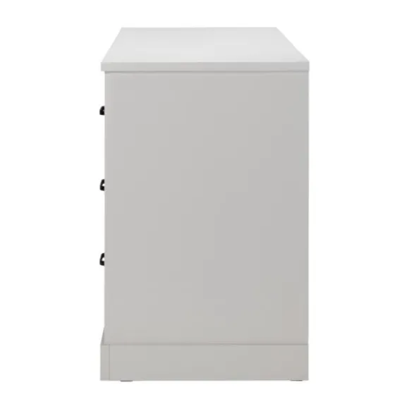 Kidsmill Newport Babykamer Incl. Zwarte Grepen - Oatmeal / Eiken | Ledikant 60 x 120 cm + Commode