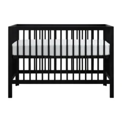 Kidsmill Pure Wood Ledikant Zwart Geborsteld 60 x 120 Cm