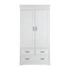 Kidsmill Savigno Kledingkast 2-Deurs Wit Zonder Kruis