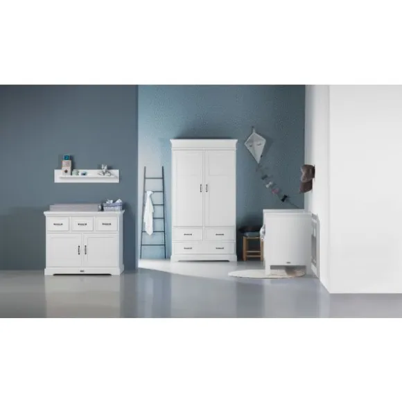 Kidsmill Savigno Kledingkast 2-Deurs Wit Zonder Kruis