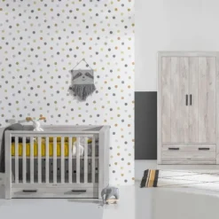 Kidsmill Sem Nautic Babykamer Grijs | Bed 60 x 120 cm + Commode