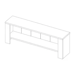 Kidsmill Sem Nautic Babykamer Grijs | Bed 60 x 120 cm + Commode