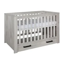 Kidsmill Sem Nautic Babykamer Grijs | Bed 60 x 120 cm + Commode