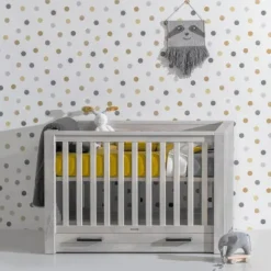 Kidsmill Sem Nautic Babykamer Grijs | Bed 60 x 120 cm + Commode