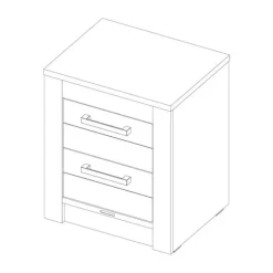 Kidsmill Sem Nautic Nachtkastje Grijs