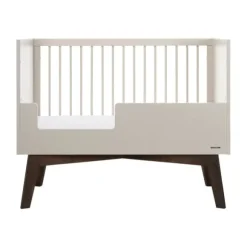 Kidsmill Sixties Babybed Oatmeal / Walnoot 60 x 120 cm