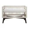 Kidsmill Sixties Babybed Oatmeal / Walnoot 70 x 140 cm