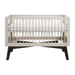 Kidsmill Sixties Babybed Oatmeal / Walnoot 70 x 140 cm