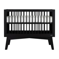 Kidsmill Sixties Babybed Zwart Mat 60 x 120 cm