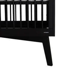 Kidsmill Sixties Babybed Zwart Mat 60 x 120 cm