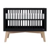 Kidsmill Sixties Babybed Zwart Mat / Naturel 60 x 120 cm